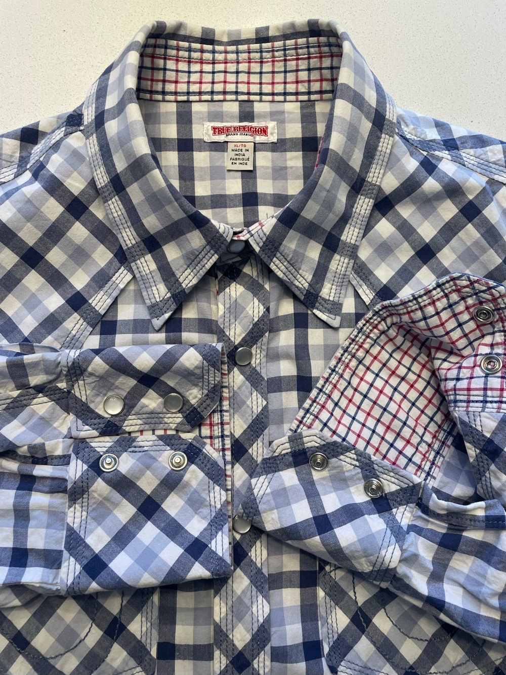 True Religion - all cotton western shirt Size XL